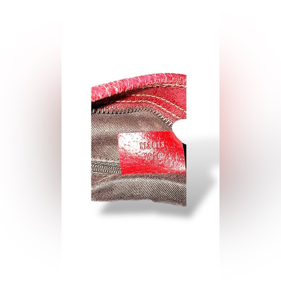 Gucci GG Supreme Canvas Shoulder Bag Brown Burgundy Vintage Style - Picture 13 of 15